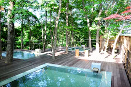 蔵王連峰の麓にあるモダンジャパニーズの大人ホテル