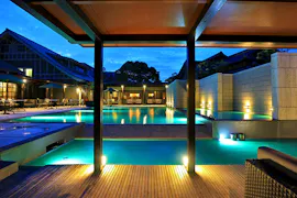 別府の別荘文化を引き継いだ 海辺のリゾートホテル