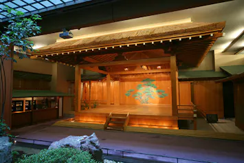 能舞台を擁した長野の伝統芸能の宿