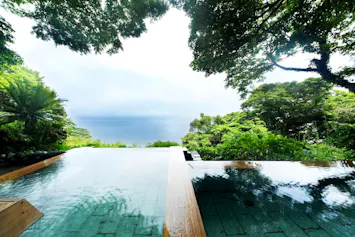 いで湯にゆったり浸かりながら絶景三昧！インフィニティ風呂を楽しむ伊豆の宿4選