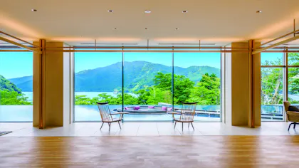 芦ノ湖との一体感を体験できる温泉リゾート