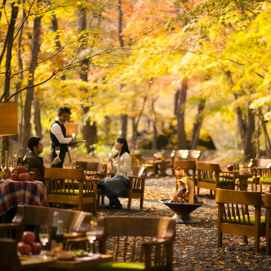 紅葉のテラスで秋の味覚を 一休コンシェルジュ