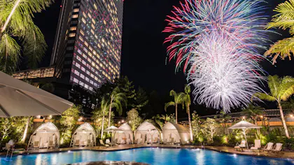 迫力満点！敷地内で花火の演出があるホテル 3選