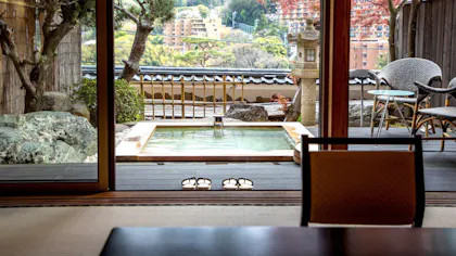 露天風呂付客室で部屋食を楽しめる温泉宿　湯河原・箱根編