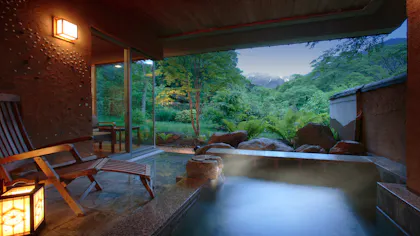 露天風呂付客室で絶景が愉しめる宿（東日本編）