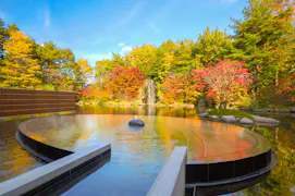 露天風呂から紅葉が見える宿（東日本編）