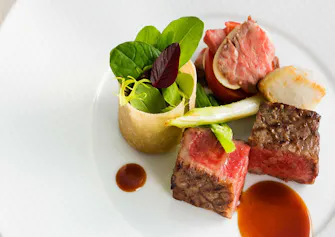 オーベルジュで絶品お肉料理を食す