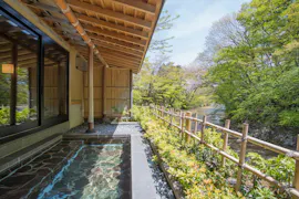 渓流を臨む絶景温泉に癒される陸奥の宿