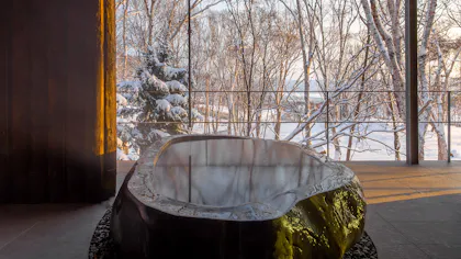 「雪見風呂」で冬の絶景を満喫できる宿　6選