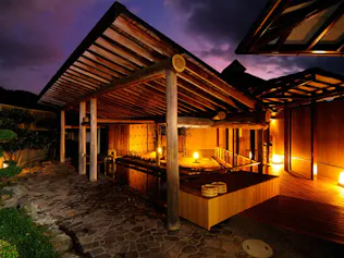 花薫る湯郷の宿で美肌の湯に癒される