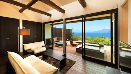 伊豆高原・東伊豆・西伊豆の露天風呂付客室が自慢の宿特集