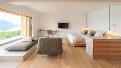 洞爺湖を一望する「自然」と「和」のデザイナーズホテル