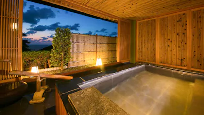 露天風呂付客室がある宿 京都編