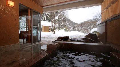 客室露天風呂で雪見温泉が楽しめる宿4選　北関東編