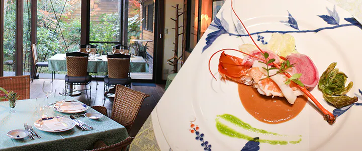 オーベルジュあかだま×長崎県産の伊勢海老