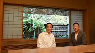 【極みの美食対談】作家・柏井 壽 ×「美山荘」中東 久人 ：「美山荘」で出会う季節の感性