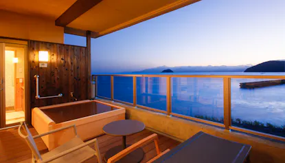 露天風呂付客室がある、大阪から2時間の穴場温泉宿5選