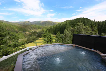 自家源泉掛け流しの温泉でくつろげる宿　黒川温泉編