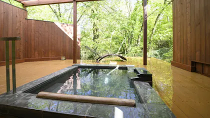 露天風呂付客室で大人だけの時間を満喫できる宿　箱根編