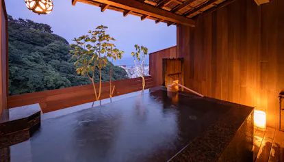 露天風呂付客室で大人だけの時間を満喫できる宿　熱海編