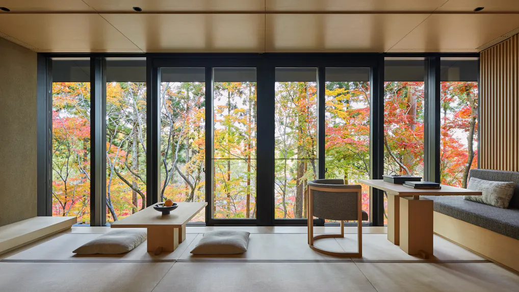 お部屋から紅葉が楽しめる京都の旅館・リゾートホテル