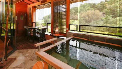 プライベートサウナと露天風呂をお部屋で楽しめる宿　箱根編