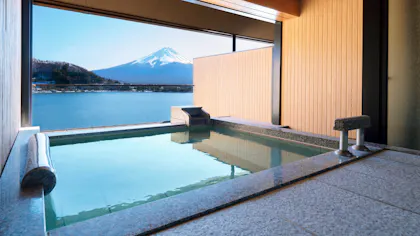 富士山が見える露天風呂付客室がある温泉宿特集