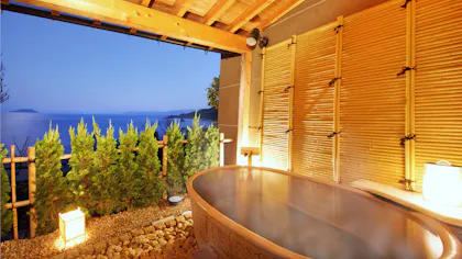 露天風呂付客室で大人だけの時間を満喫できる宿　近畿編