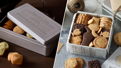 ご褒美やプレゼントに、見た目もかわいいホテルメイドのクッキー缶