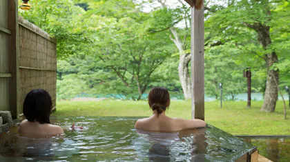 東北の野趣溢れる景色を楽しむ露天風呂がある宿
