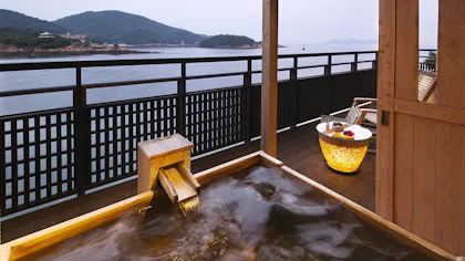 露天風呂付客室で大人だけの時間を満喫できる宿　中国・四国編