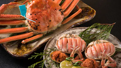 「加能ガニ」料理が自慢の露天風呂付客室がある石川の温泉宿5選