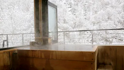 冬の贅沢、雪見風呂が楽しめる温泉宿　長野編