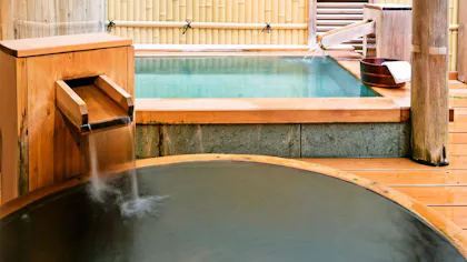 露天・半露天風呂が2つあるお部屋で温泉三昧が叶う、東京から約2時間のおすすめ宿