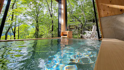 温泉を独り占めできる一棟貸切の宿　東日本編