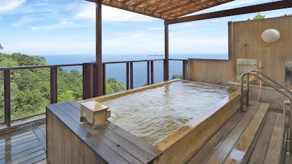 絶景の貸切風呂がある、露天風呂・半露天風呂付の温泉宿5選