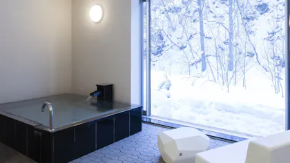 露天・半露天風呂付客室で雪見温泉を楽しめる泉質自慢の宿