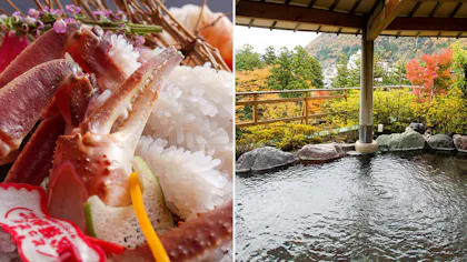 冬の味覚、カニ料理と湯めぐり三昧が叶う宿5選