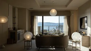 諏訪湖を一望できる、全室露天風呂付スイートの宿