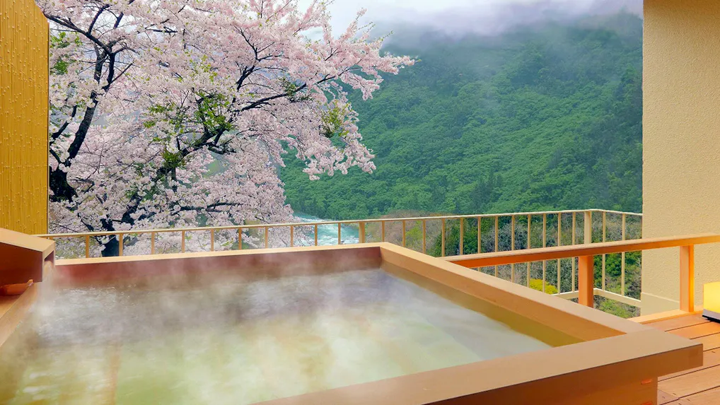 露天・半露天風呂付客室でお花見が楽しめる宿5選