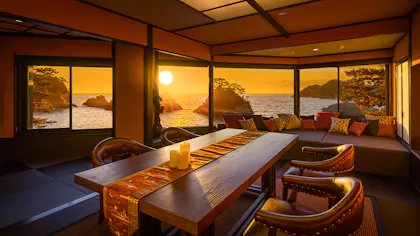 西伊豆で絶景オーシャンビューを楽しめる！1日6組限定、源泉掛け流し露天風呂付の宿