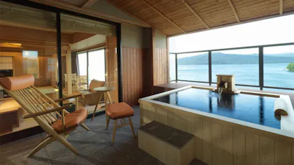 レイクビューの景色を楽しめる、露天・半露天風呂付客室がある宿　東日本編