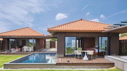 プライベートプール付のお部屋がある美食宿