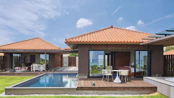 プライベートプール付のお部屋がある美食宿