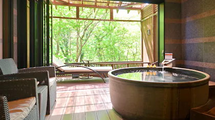 露天風呂付客室で大人だけの時間を満喫できる宿　北関東編