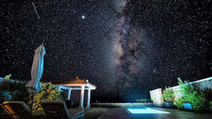 客室のテラスで星空を楽しめる宿　沖縄編