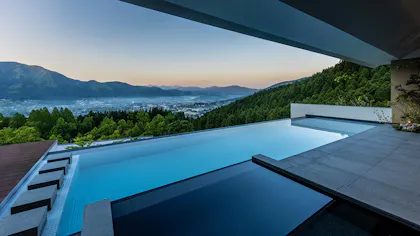 客室温泉露天風呂で絶景を楽しめる大人の宿　西日本編