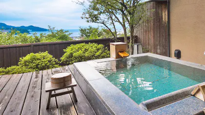 一人旅におすすめしたい、温泉露天風呂付客室で部屋食を楽しめる宿　熱海・伊豆編