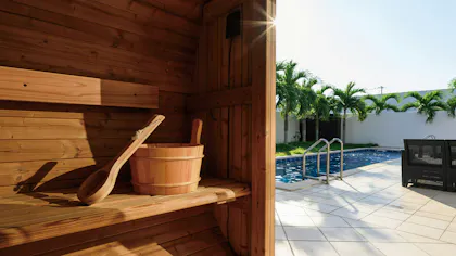 プライベートサウナ付のお部屋がある宿　沖縄編　