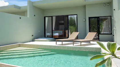 2023年に開業したプライベートプール付のヴィラ　沖縄編